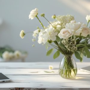 Leonardo_Phoenix_10_A_serene_and_simplified_photograph_showcas_1 Social Media Strategies for Flower Shops